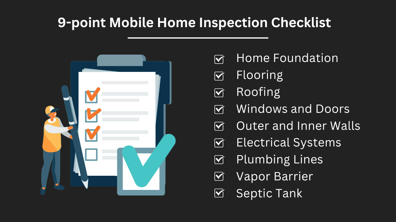 Mobile home inspection checklist
