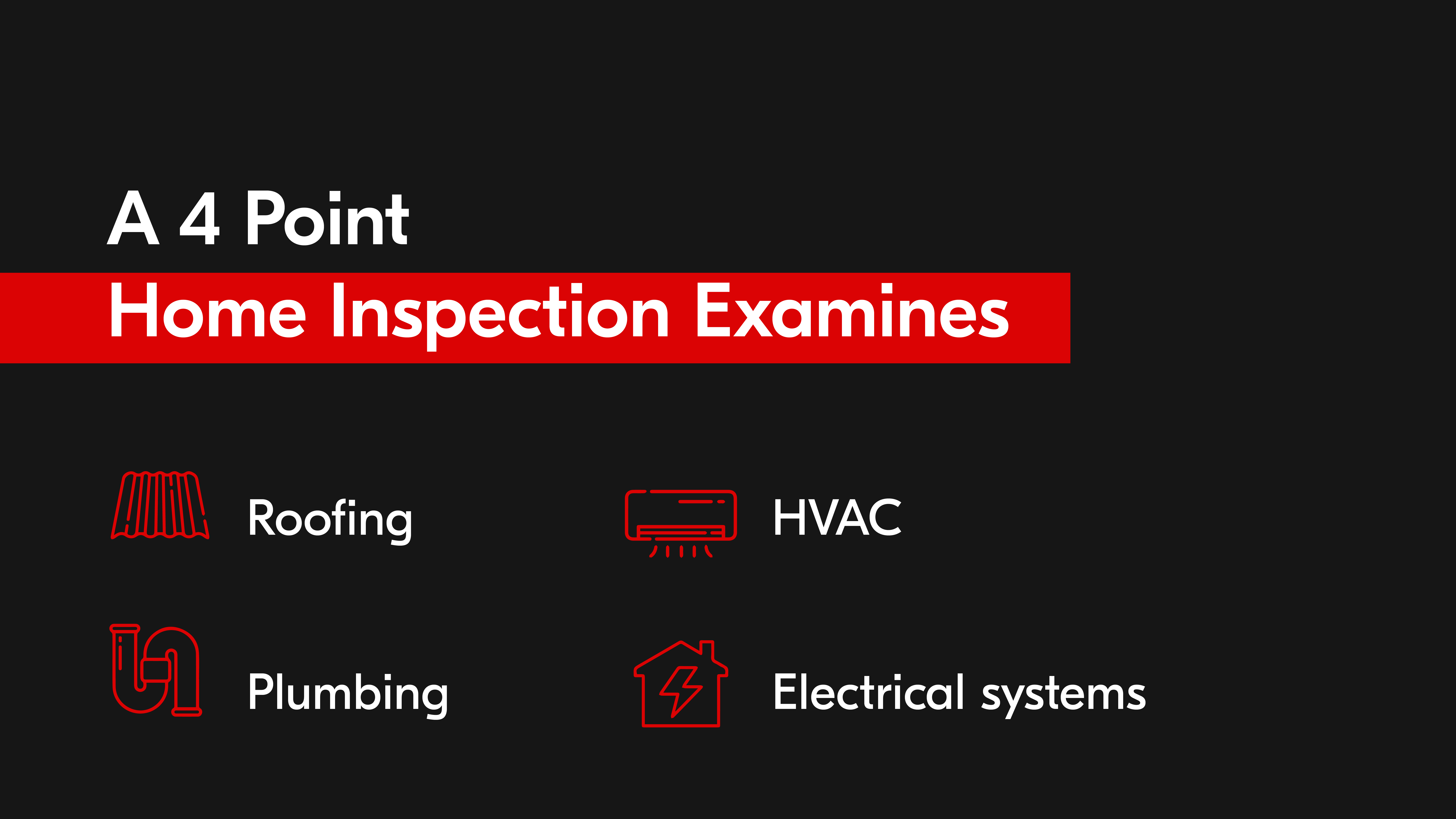 what includes in 4 point inspection